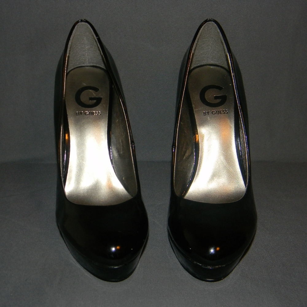 Black patent Stilettos